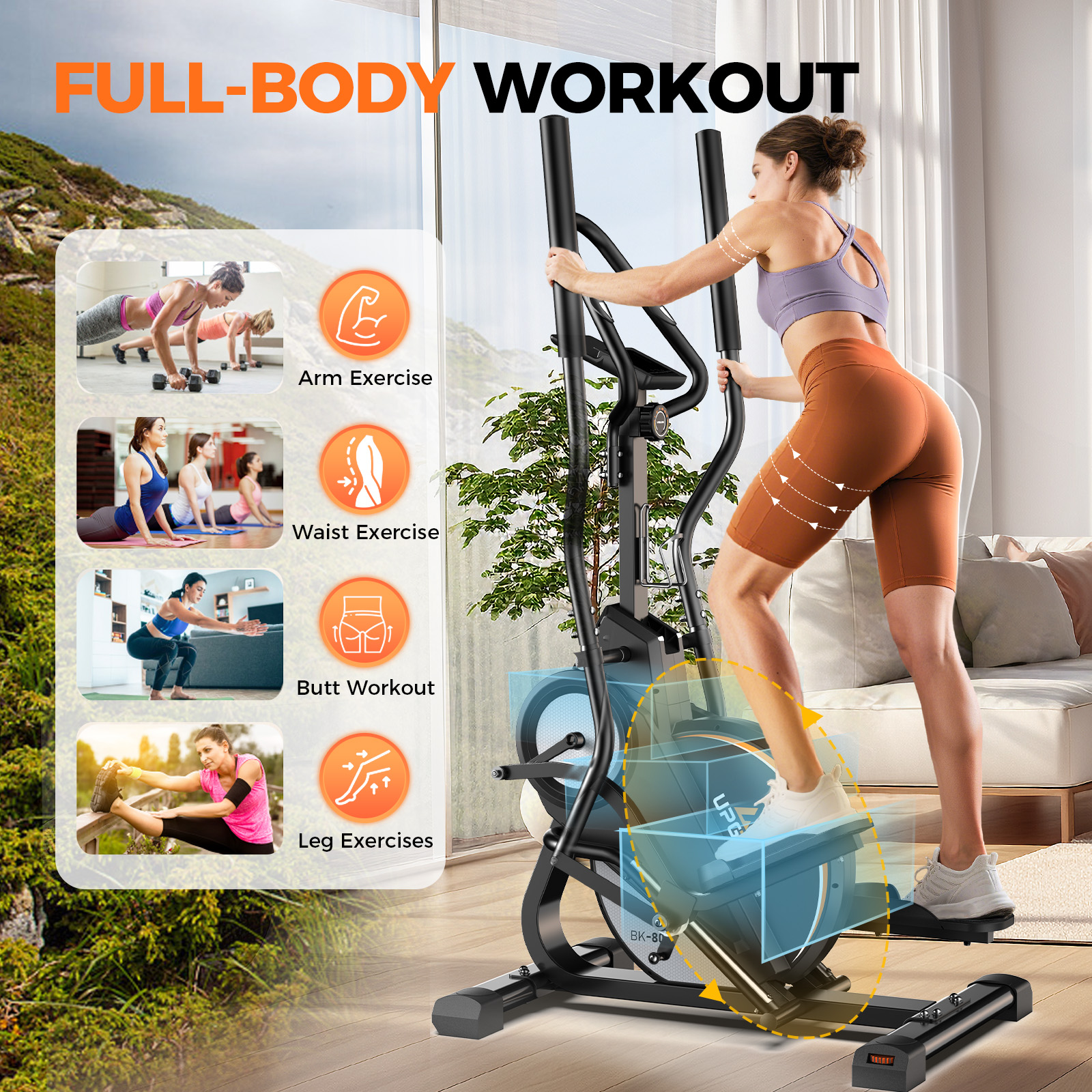FED Fitness UPGO Pro Cardio Climber Stepping Elliptical photo 3
