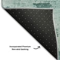 thumbnail image 5 of Addison Rugs Mayfield Premium Machine Washable Transitional Abstract Teal Rectangle Rug, 10' x 14', 5 of 6