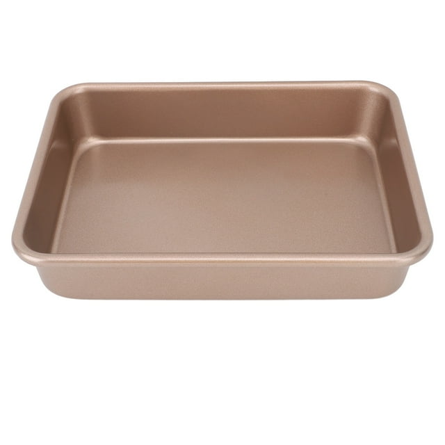 Bandeja para hornear de acero al carbono, bandeja para hornear rectangular antiadherente, bandeja para horno portátil multifuncional para el hogar, restaurante, rectangular grande