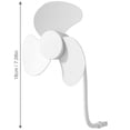 thumbnail image 3 of ZZHZGZ Clearance Sale Fan Small Fan Dormitory Travel Digital Display Portable Pocket Fan Usb Small Fan Plug in Type, 3 of 9