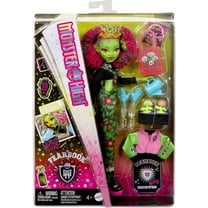 Monster High Fearbook Venus McFlytrap Fashion Doll with Yearbook and Unearthed Club Accessories
