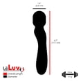thumbnail image 6 of LeLuv Wand Vibrating Body Massager USB Rechargeable Smooth Silicone Purple, 6 of 6
