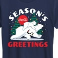 thumbnail image 3 of Coca-Cola - Seasons Greetings Polar Bears - Women's Short Sleeve Graphic T-Shirt, 3 of 5