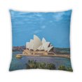 thumbnail image 2 of Ahgly Company Sites Sydney Opera House Indoor Throw Pillow, 18 inch by 18 inch, 2 of 6
