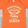 thumbnail image 4 of Inktastic Handpicked for Earth by My Pappy in Heaven with Angel Wings Boys or Girls Baby Bodysuit, 4 of 5