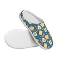 thumbnail image 3 of Easygdp Eggs Toast Bacon And Arugula Slippers for Women Mens Winter Warm Home Slippers Plush Slip on House Slippers for Indoor Outdoor Shoes-35/36, 3 of 7