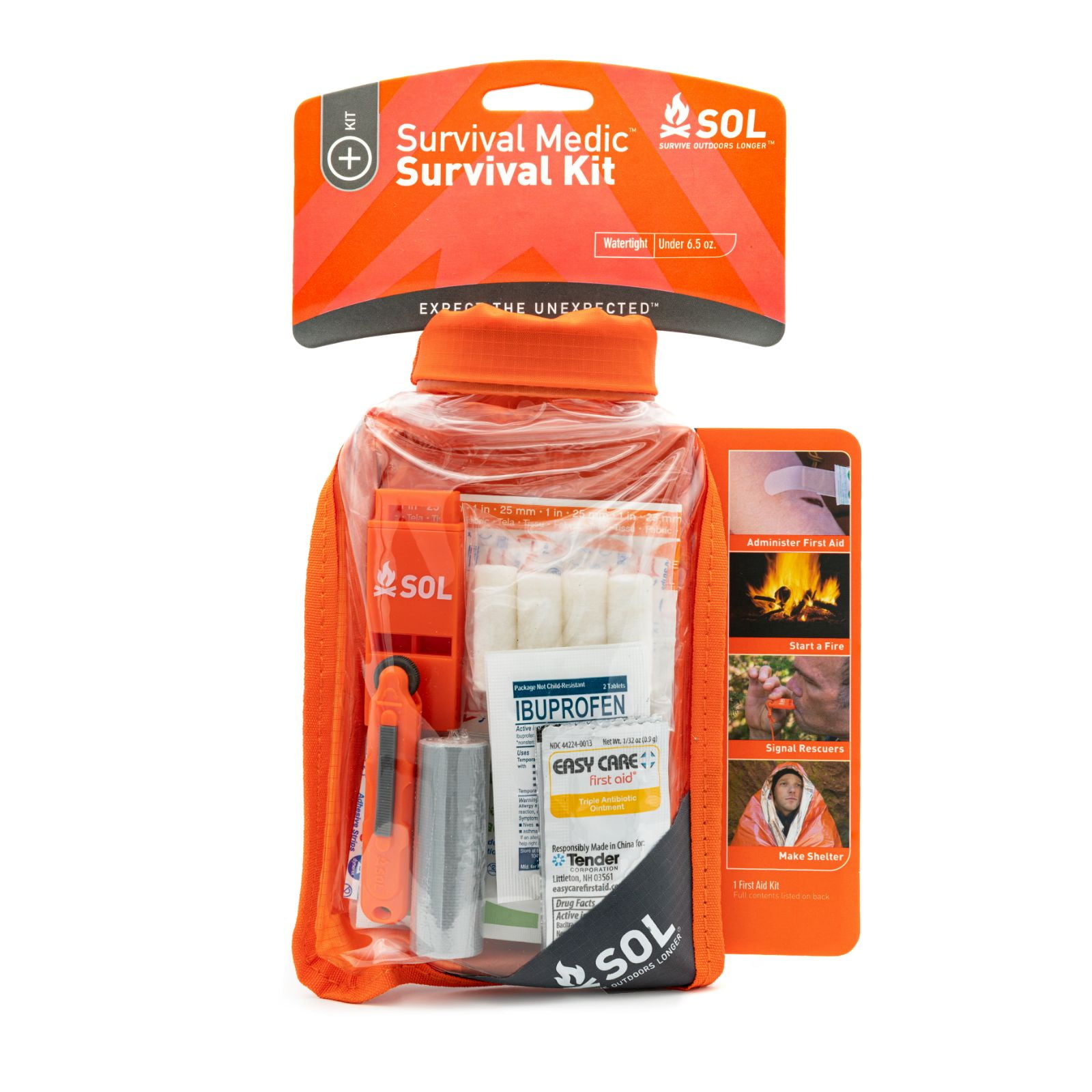 SOL Survive Outdoors Longer Survival Medic Kit in Dry Bag