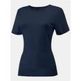 thumbnail image 2 of Short Sleeve T Shirts Women Summer Tops Crewneck Tees, 2 of 5