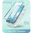 thumbnail image 2 of i-Blason Cosmo Series iPhone 13 Pro Max Case 6.7 inch (2021 Release), Slim Full-Body Stylish Protective Case for iPhone 13 Pro Max with Built-in Screen Protector (Blue Butterfly), 2 of 6