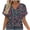 Hot Pink Tops, variant on YUGYXL Womens Summer Tops Casual Short Sleeve Shirts Plus Size Oversized Trendy Boho Floral Graphic Tee Gray Tops L