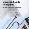 thumbnail image 3 of UGREEN Cable Impresora Largo USB 2.0 Tipo A a Tipo B, Cable USB a B de Nylon para Connectar Impresora HP, Epson, Brother, Lexmark, EscAner, Disco Duro, Fotografia Digital (2M), 3 of 5