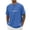 Blue, variant on Men T Shirts Graphic Letter City Streetwear Raglan Sleeve Crew Neck Casual Daily Comfort Men Shirts Light Blue L