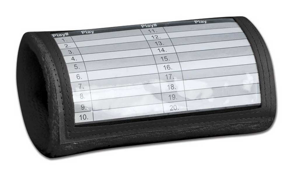 Champro Sports CHAMPRO SPORTS Wristband Playbook, Adult Black, One