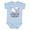 AE-Light Blue, variant on Loved by Jesus Cute Baby Lamb Boys or Girls Baby Bodysuit
