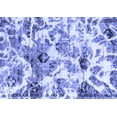 thumbnail image 1 of Ahgly Company Indoor Rectangle Abstract Blue Modern Area Rugs, 4' x 6', 1 of 4