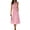 Pink, variant on SOOMLON 2 Piece Skirt Set for Women Crew Neck Sleeveless Shirt Draped A Line Midi Skirt with Pockets High Waisted Outfits