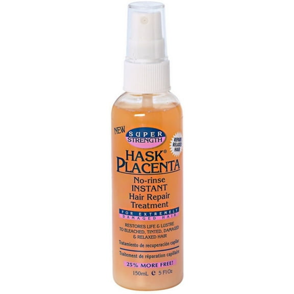 3 Pack - Hask Placenta Super Strength Leave-In Instant Conditioning Treatment, 5 oz