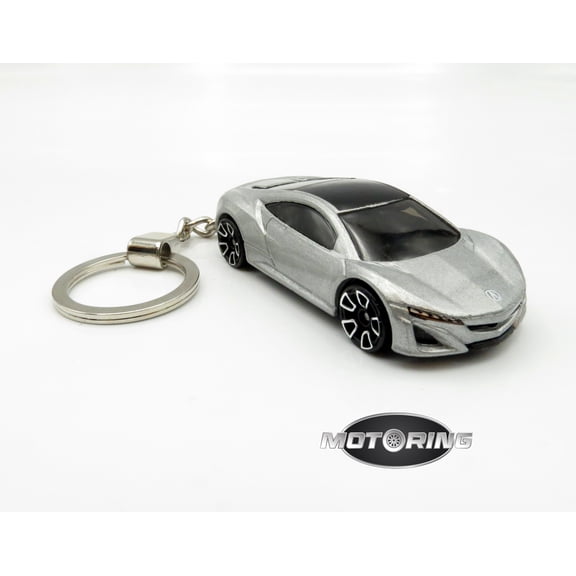 2012 '12 Acura NSX Concept Gray Grey Car Rare Novelty Keychain 1:64 Diecast