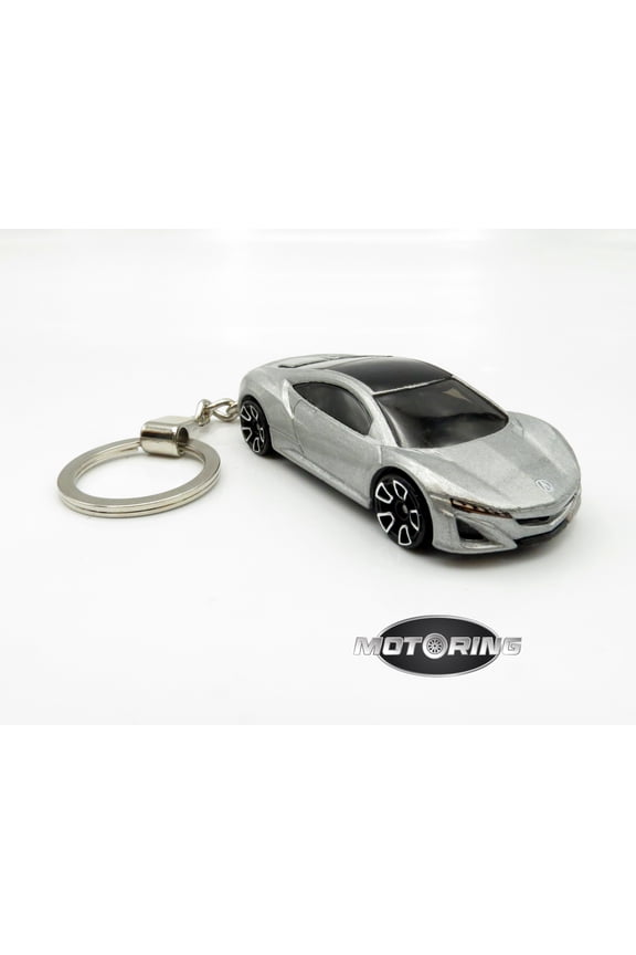 2012 '12 Acura NSX Concept Gray Grey Car Rare Novelty Keychain 1:64 Diecast
