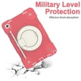 thumbnail image 2 of Dteck Case for Samsung Galaxy Tab A9+/A9 Plus 11Inch 2023, Heavy Duty Shockproof Rugged Cover with Portable Rotation Handle Stand Crossbody Shoulder Strap for Samsung X210/X216/X218,Red, 2 of 9