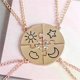 thumbnail image 2 of 3/4 Pcs/set Round Sun Star Moon Pendant Necklace Fashion Best Friend Forever Friendship BFF Men And Women Charm Choker, 2 of 5