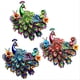 thumbnail image 3 of Metal Outdoor Wall Decor, Patio Wall Fence Garden Home Decor Blue, 3 of 5
