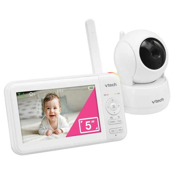 Monitor de Bebé con Video VTech 924W Pantalla LCD de 5" Alcance de 305 m Visión Nocturna