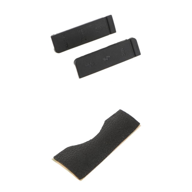 Cubierta de Ranura de Tarjeta de Goma para 5D Mark III Piel + USB Cubierta de Polvo Cubierta Sunnimix cubierta de goma de la ranura del zócalo de la tarjeta
