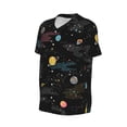 thumbnail image 2 of Rocae Galaxy for Breathable Men's Baseball T-Shirt Fashionable Casual Baseball Jersey, Moisture-wicking Sportswear 4X-Large, 2 of 9
