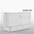 thumbnail image 3 of Daisy Queen Size Murphy Bed Cabinet with Storage & Charging Ports, 3 of 5