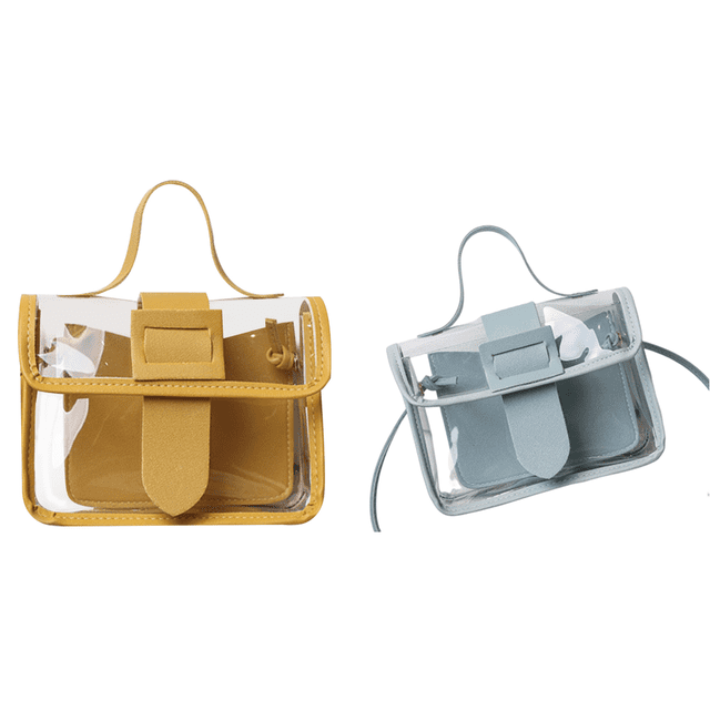 Bolso Hombro Mujer Jelly Pequeño Casual Señoras Bandolera () Amarillo
