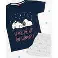 thumbnail image 5 of Snoopy Womens Short Pyjama Set, 5 of 5