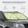 thumbnail image 4 of Haiem Kawaii Avocado Car Windshield Sun Shade (2 Pieces) Foldable Windshield Sun Shade Car Accessories for Truck SUV Pickup-Medium, 4 of 7