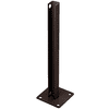CRL PSB4BBRZ Bronze AWS Steel Stanchion for 135 Degree Round Center Posts