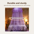 thumbnail image 7 of Tgbvmt Princess Dome Mosquito Net Bed, Sheer Round Hoop Bed Tent for Twin Full Queen Beds, Romantic Elegant Bedroom Decor for Home or Camping, Holiday Gift Mosquito Protection for Peaceful Sleep, 7 of 7