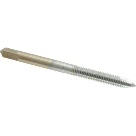 

Made in USA M5x0.80 Metric Coarse D2 2 Flute Chrome Finish HSS Spiral Point Tap Plug Chamfer Right Hand Thread 2-3/8 OAL 7/8 Thread Length 0.194 Shank Diam