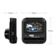 thumbnail image 3 of Cámara dashcam HD para grabación frontal y trasera | Interconexión inalámbrica con teléfono móvil | Lente ultra gran angular | Pantalla de 4.0" | Grabación en bucle | Sensor G | Soporta 32GB | Para, 3 of 8