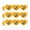 Clear, variant on Harry Potter Hufflepuff Painted Crest Heart Shaped Planner Calendar Scrapbook Craft Stickers