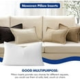 thumbnail image 4 of 12x18 Pillow Inserts Set of 2, Rectangle Decorative Throw Pillow Premium Fluffy Lumbar Pillow Forms Sham Stuffer for Living Room Sofa Couch Bed, 4 of 6