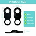 thumbnail image 4 of Baseball Thumb Guard Batting Grip Accessory Softball Swing Training Aid Reduce Bat Sting Finger Protector Unisex, 4 of 6