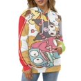 thumbnail image 3 of KUROMI Hoodie with Pocket Anime for Men Women Couple Gift, 3 of 7