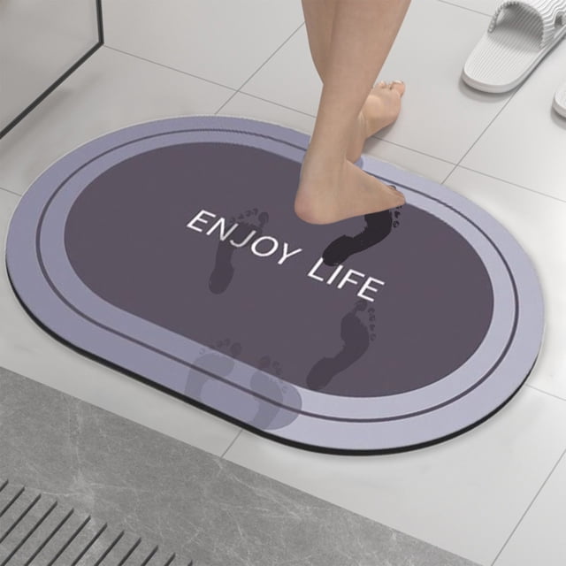 Boovnll Bathroom Rugs, Super Absorbent & Soft Thicken Memory Foam Bath Mat, Non-Slip Quickly Dry for Bathroom, Kitchen, Floor, Pool, Toilet Mat, Bath Mats for Bathroom