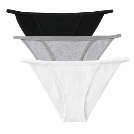 

Spdoo Low-Rise String Bikinis Panty Stretch Brief for Women 3 Pack XL/6