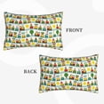 thumbnail image 2 of Honeii Train With Animals Decorative Throw Pillow Case - Elevate Your Couch, Sofa, or Bed with Stylish Home Decor, Perfect Gift Idea-16"x24", 2 of 6