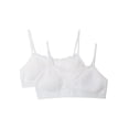 thumbnail image 1 of Fruit of the Loom Girls Bras, 2 Pack Santoni Lace, Sizes 4-16, 1 of 2