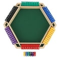 thumbnail image 2 of Shut The Box Math Game, Interactive 6 Player Endless Fun Shut The Box Board Game With 12 Dice For Leisure For Adults, 2 of 8