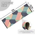 thumbnail image 5 of Yayeee Runner Rug for Bedroom 2'x6' Machine Washable Hallway Non Slip Mat, Pink Cubes, 5 of 8