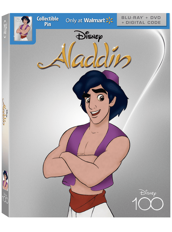 Aladdin - Disney100 Edition Walmart Exclusive (Blu-ray + DVD + Digital Code)
