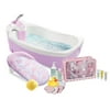 Summer Infant 4-Stage Lil' Luxuries Baby Bubbling Spa Bath & 32-Piece Pamper Baby Care Set