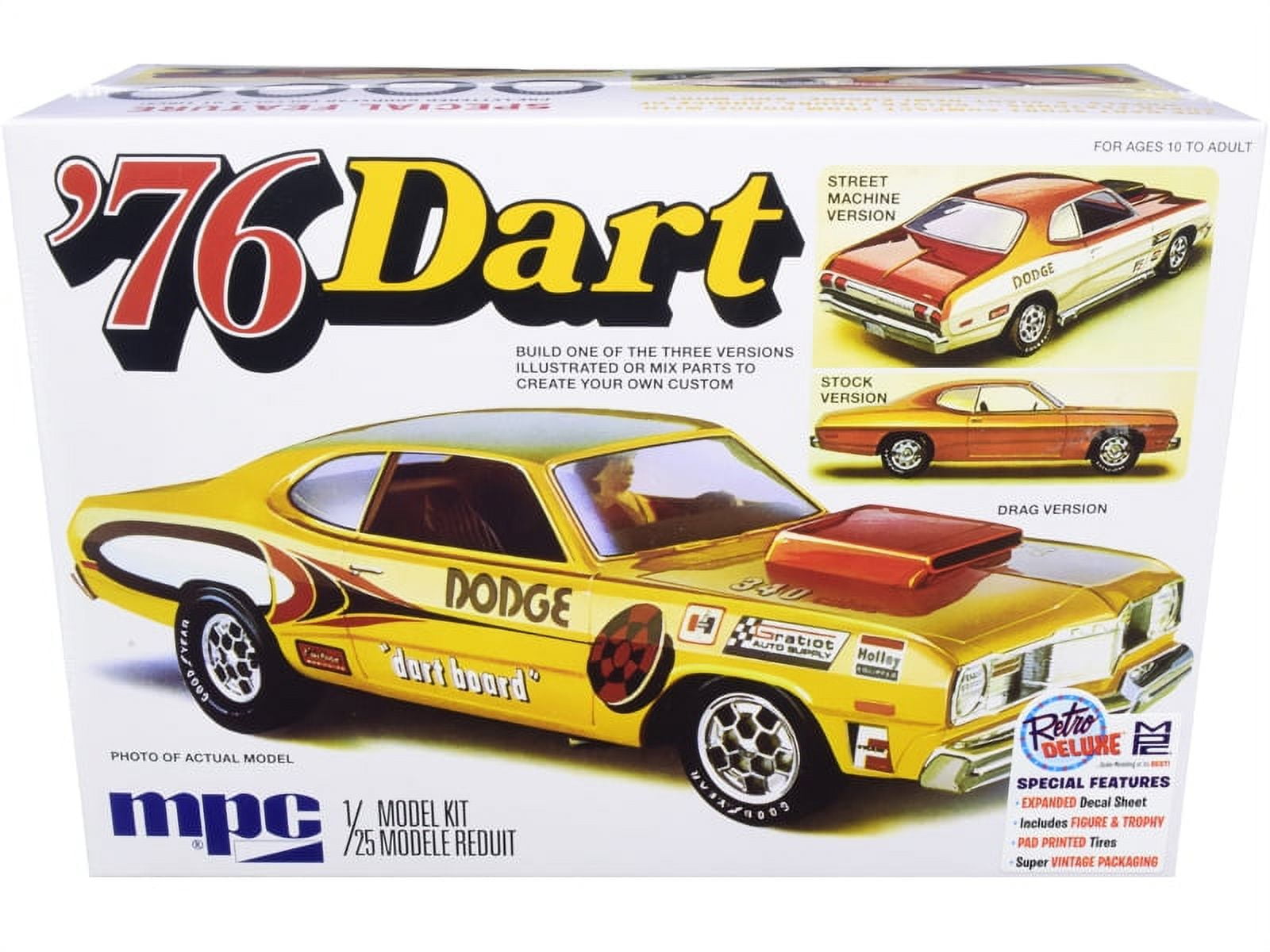 自動車 Richard Petty 1/16 MPC model car kit MPC Richard Petty 1973 Dodge Charger 1:16 Scale Model Kit